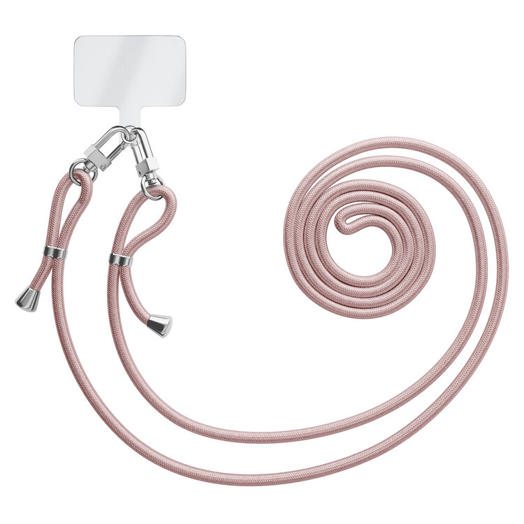 Casimoda Universeel telefoonkoord met dubbele sluiting - Rose goud