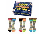 United ODDsocks Happy Birthday Men - Box by ODDsocks