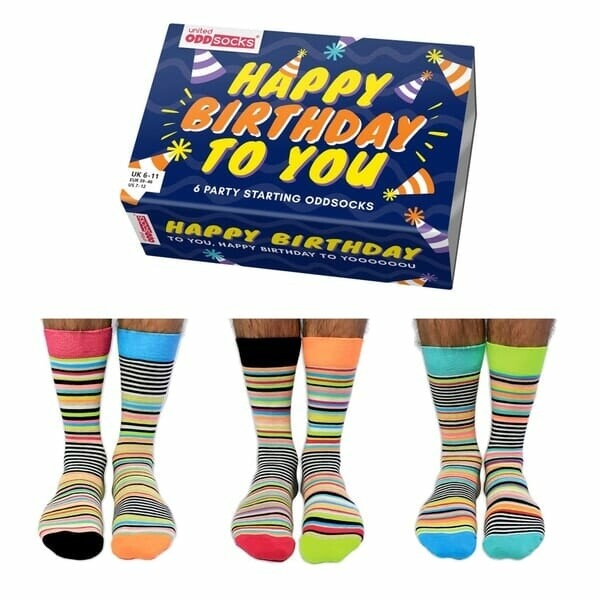 Happy Birthday Men - Box by ODDsocks