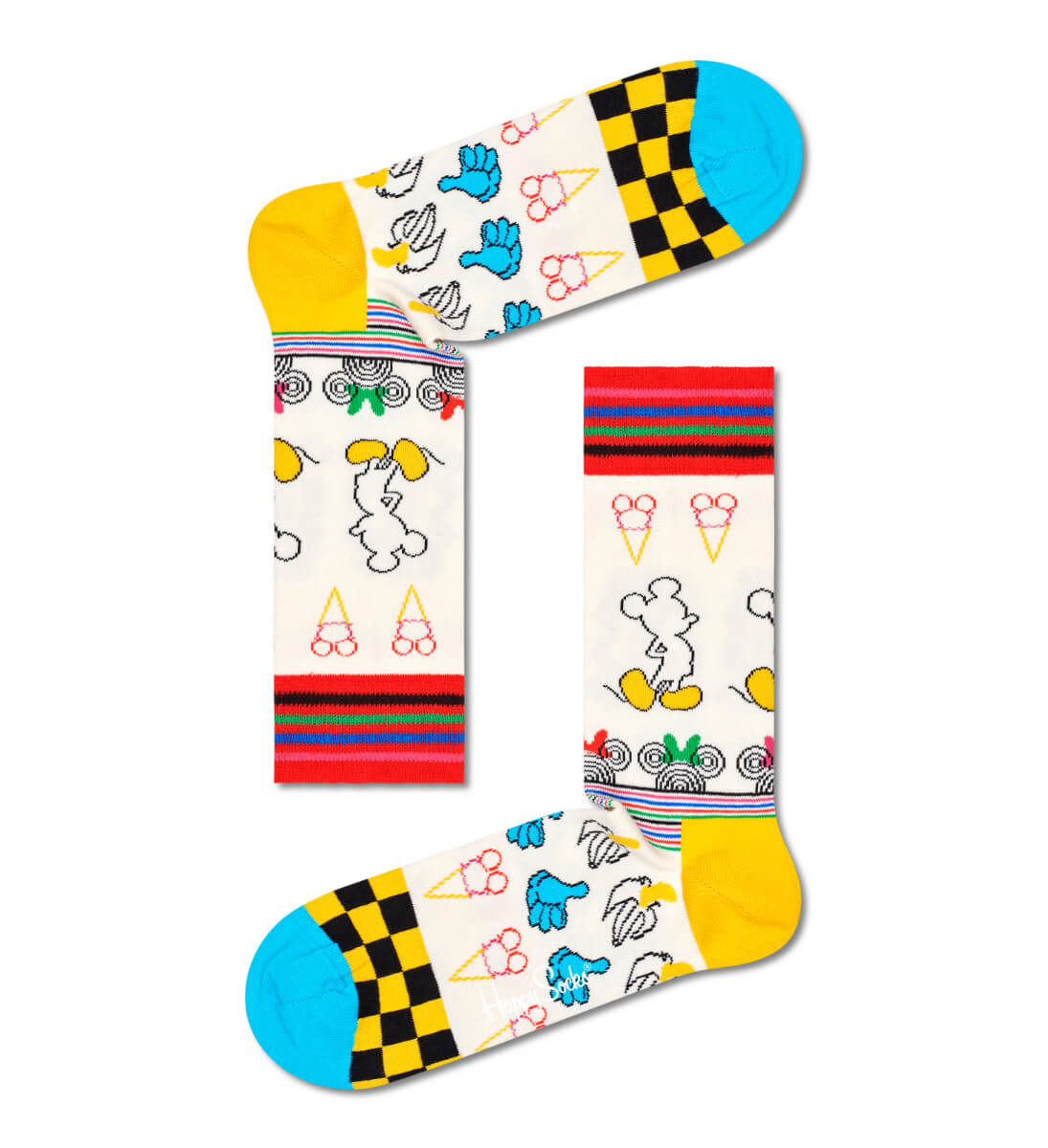 Sunny Sketch Sock by Happy Socks