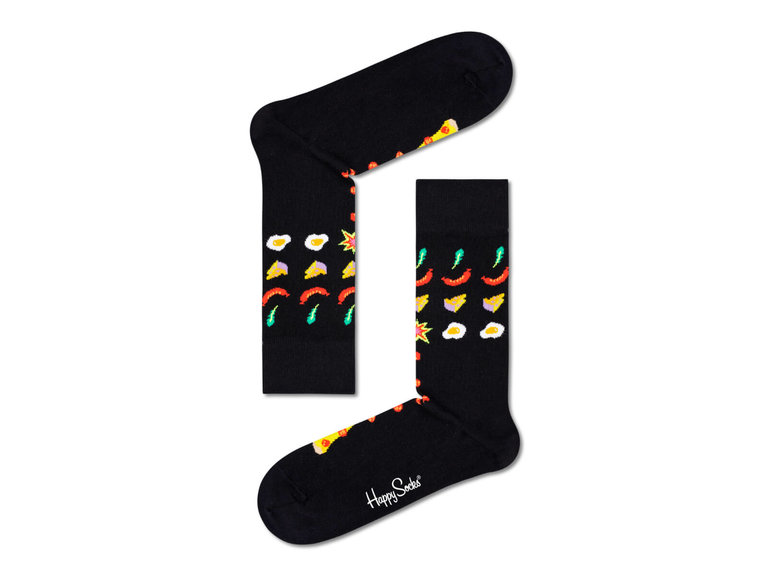 Happy Socks Pizza Invaders Sock by Happy Socks