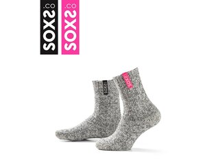 Duo Wollen sokken - Bubble Gum & Jet Black by SOXS