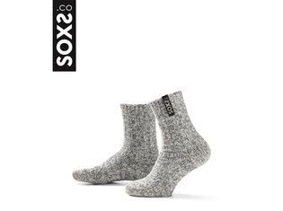 Wollen sokken - Label Jet Black by SOXS