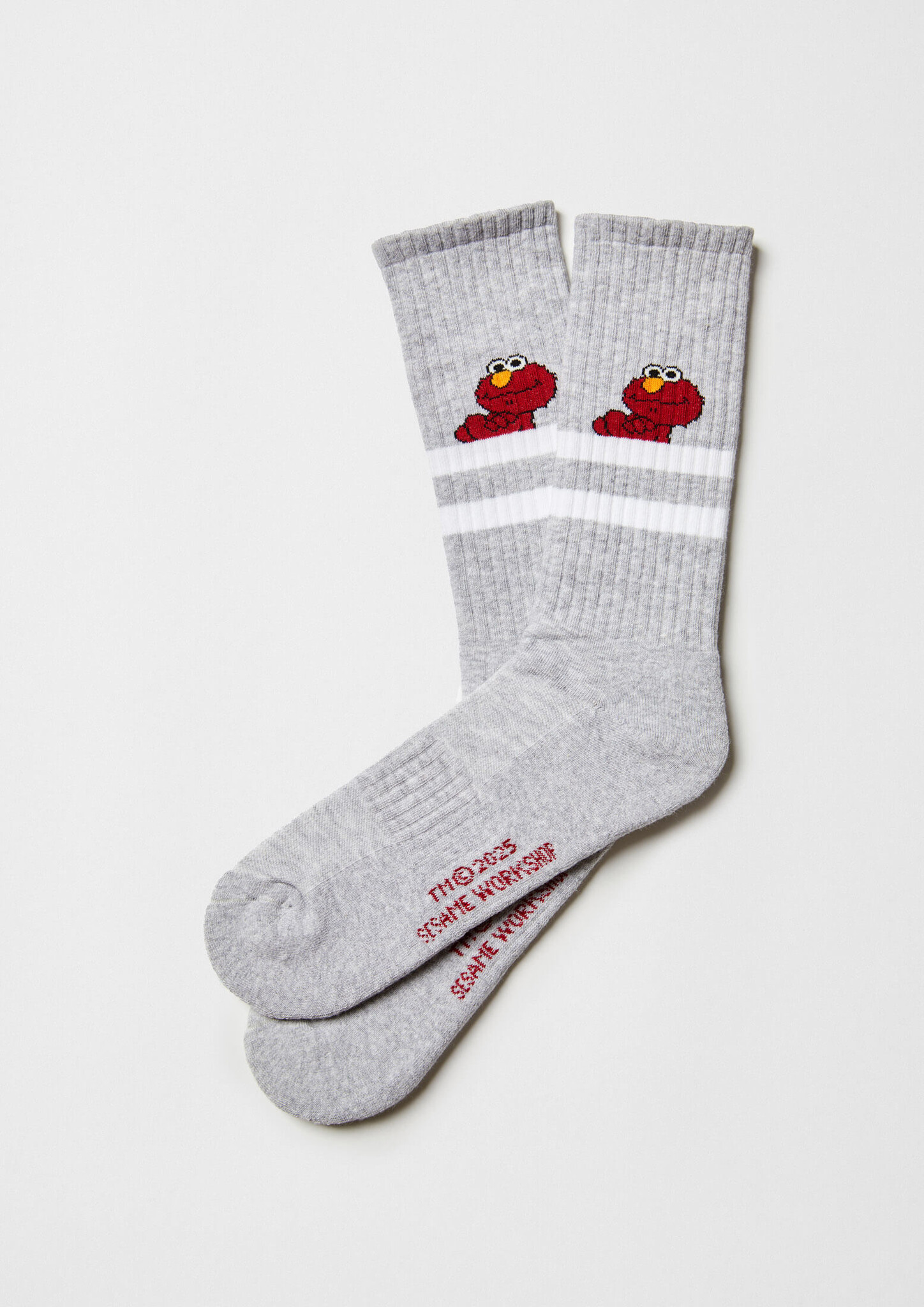 BeSesamstraat Elmo - Grijs by BeSocks