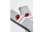 BeSocks BeSesamstraat Elmo - Grijs by BeSocks