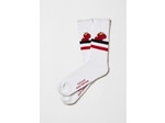 BeSocks BeSesamstraat Elmo - Wit by BeSocks