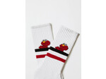 BeSocks BeSesamstraat Elmo - Wit by BeSocks