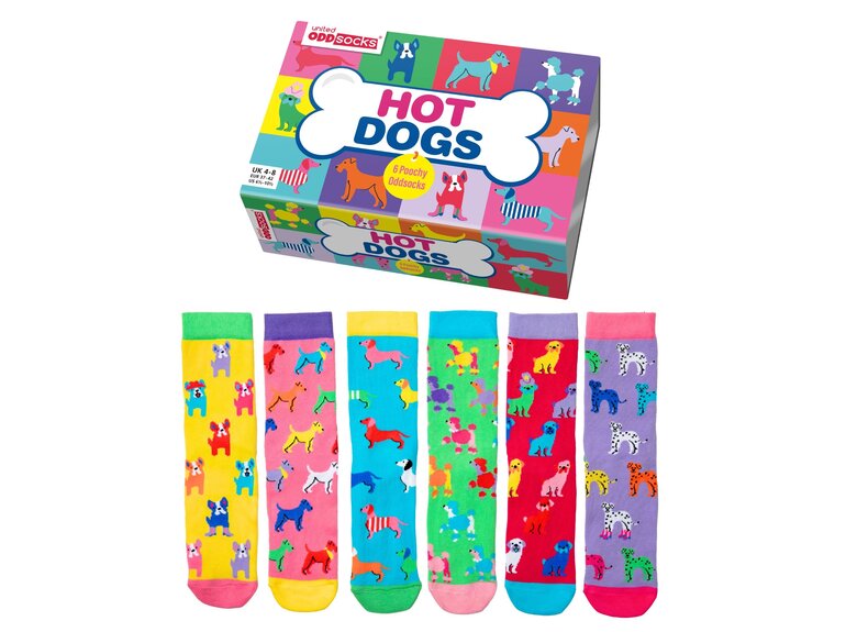 United ODDsocks HotDogs - Box by ODDsocks
