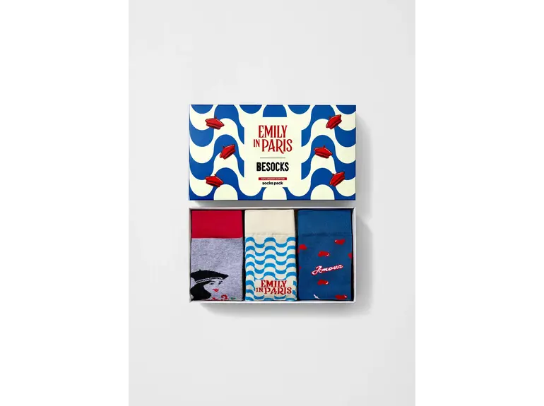 BeSocks Emily in Paris Sokkenpakket by BeSocks