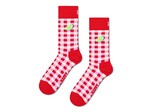 Happy Socks Gingham Lime Sock by Happy Socks