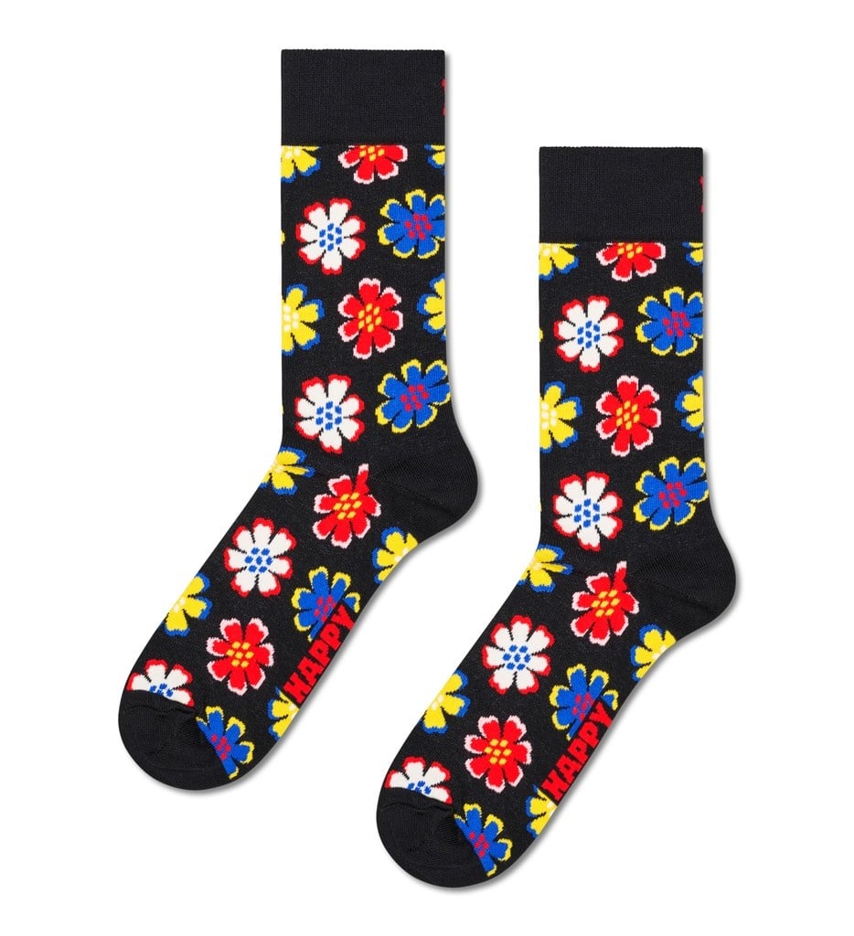 Folk Flower Sock by Happy Socks Folk Flower Sock by Happy Socks