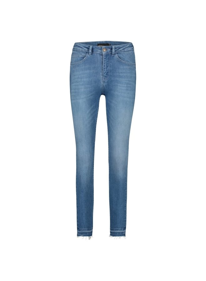 Jeans - Pippa - Ruffle / Mid Blue