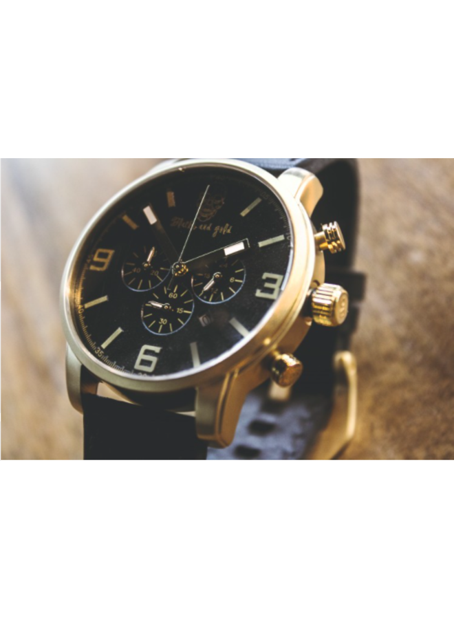 watch - Black Pearl Limited edition / Gold