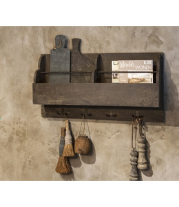 i546 - kapstok met lectuurbakken - 90 x 19 x 48 cm - wordt niet verzonden/alleen afhalen