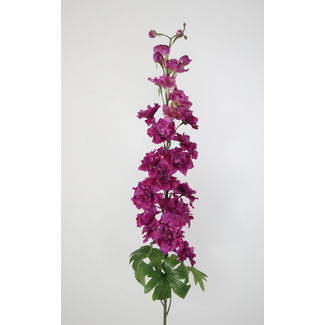 Single Delphinium Stem W/4 LVS 102 cm - kunst