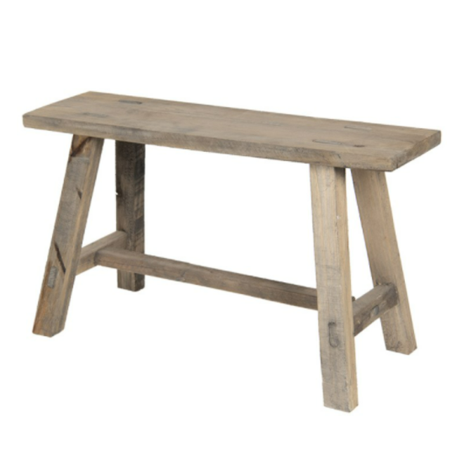 PLANTENTAFELTJE 60*18*24 CM BRUIN HOUT RECHTHOEK