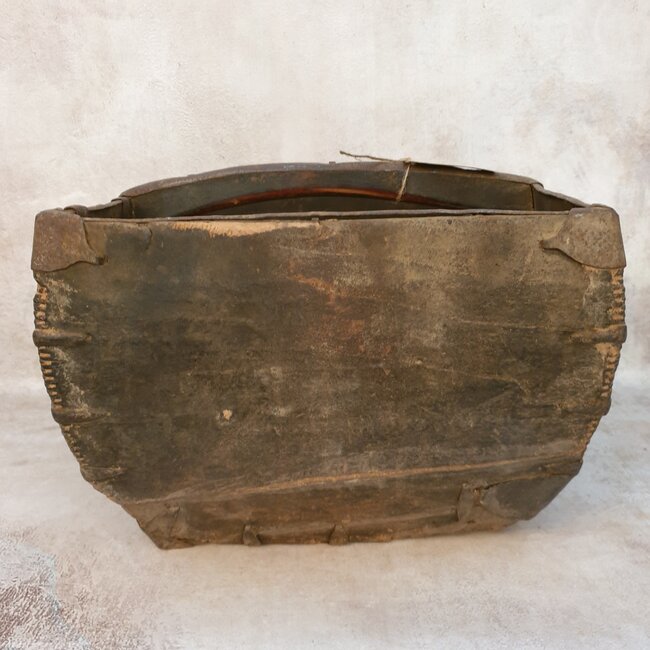 Chinese houten mangelbak - 2 - 33 x 33 x 23 cm