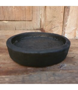Still ## wordt niet verzonden - 3164 - Plate 11 BS - Ca. 14 D x 2 H cm - aardewerk - Black Series