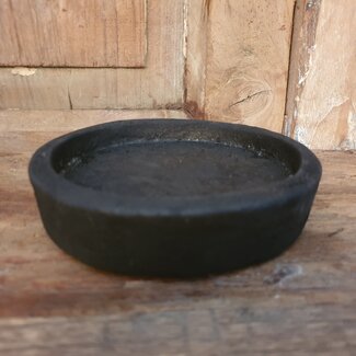 Still wordt niet verzonden - 3164 - Plate 11 BS - Ca. 14 D x 2 H cm - aardewerk - Black Series