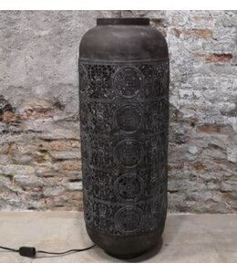 ## wordt niet verzonden - J859 - Lamp - metaal - 27 x 73 cm