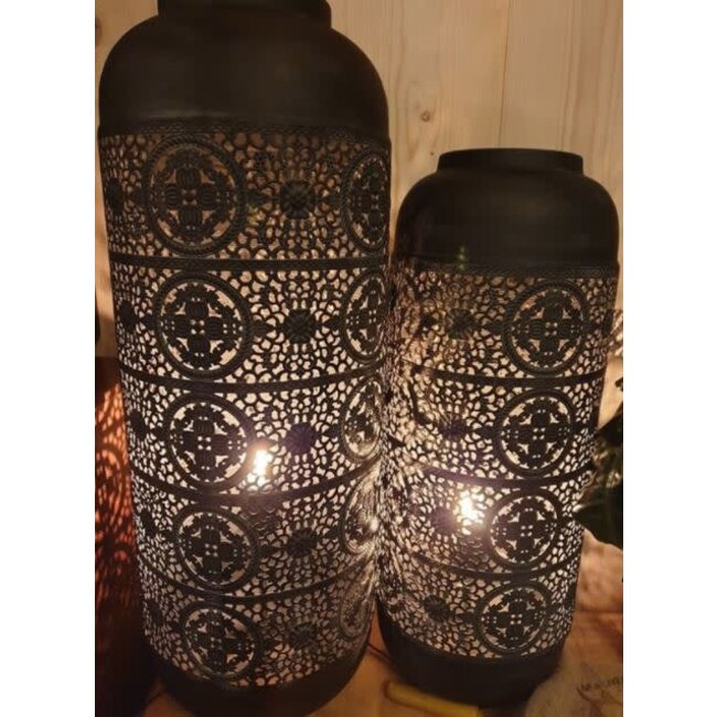 ## wordt niet verzonden - J859 - Lamp - metaal - 27 x 73 cm