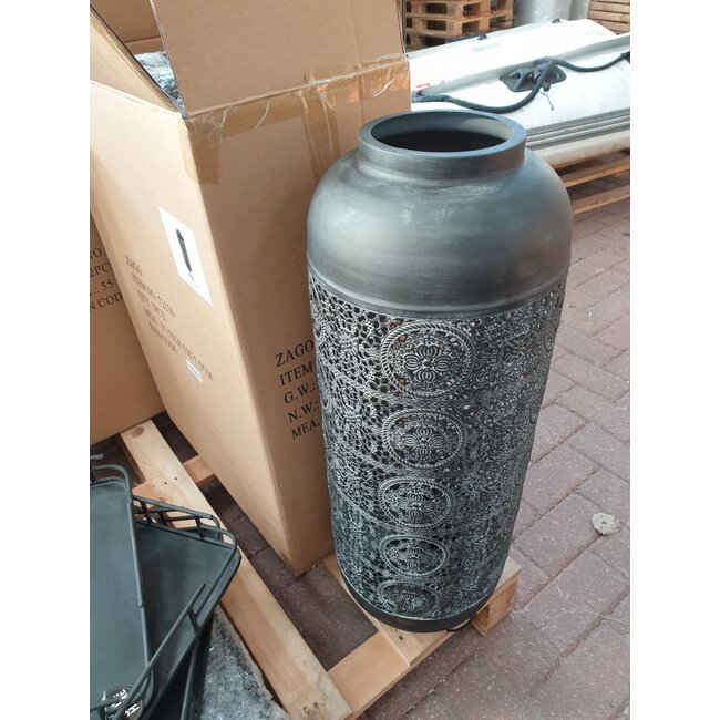 ## wordt niet verzonden - J859 - Lamp - metaal - 27 x 73 cm
