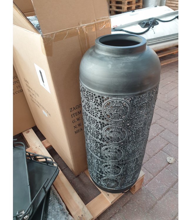 ## wordt niet verzonden - J859 - Lamp - metaal - 27 x 73 cm