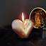 Brynxz CANDLE HEART OF GOLD 8x12x10 - kaars