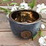 Brynxz ### CANDLECUP BASIC GREY GOLD D.10 H.7 - grootste - per stuk - waxinelichthouder