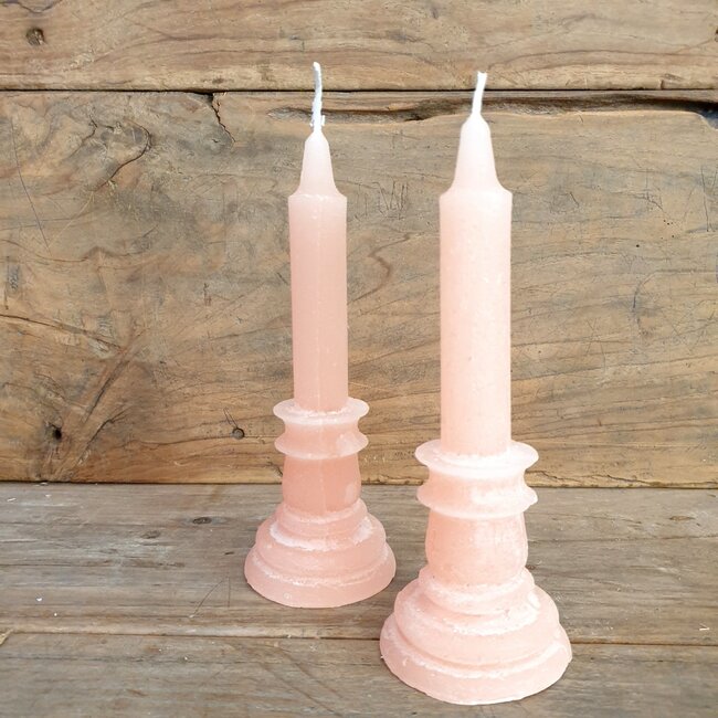 Brynxz # Candle comple bright pink s d.8 h.20 - kaars - per stuk