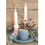 verzending eigen risico - Candle comple bright pink s d.8 h.20 - kaars - per stuk
