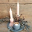 verzending eigen risico - Candle comple bright pink s d.8 h.20 - kaars - per stuk