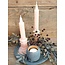 verzending eigen risico - Candle comple bright pink s d.8 h.20 - kaars - per stuk