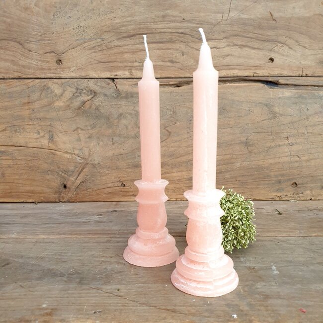 verzending eigen risico - CANDLE COMPLE BRIGHT PINK L D.8 H.25 - kaars per stuk