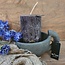 RUSTIC CANDLE BLACK D.7 H.12 - kaars