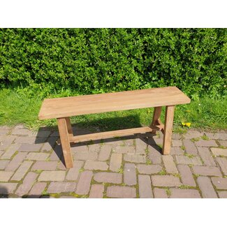 ### Houten bankje - 101 x 24 x 46 cm - wordt niet verzonden/alleen afhalen