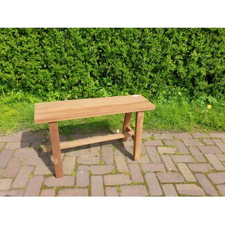 ### Houten bankje - 80 x 24 x 46 cm - wordt niet verzonden/alleen afhalen