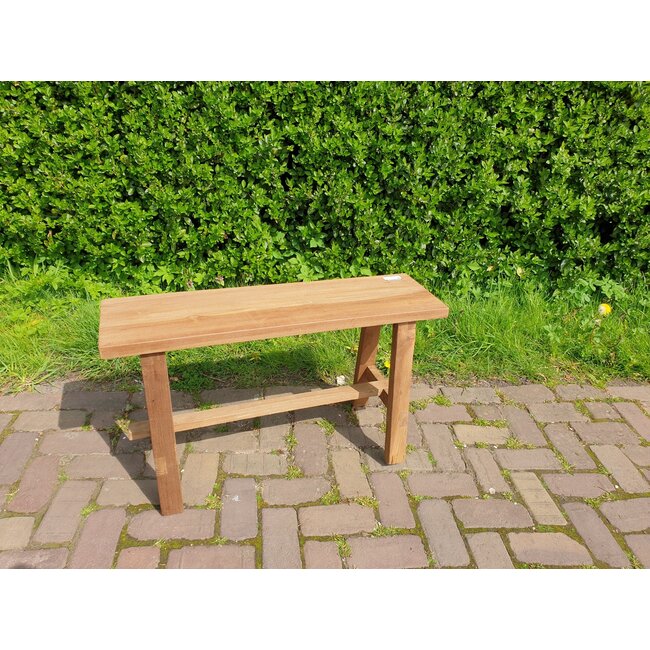 Houten bankje - 80 x 24 x 46 cm - wordt niet verzonden/alleen afhalen