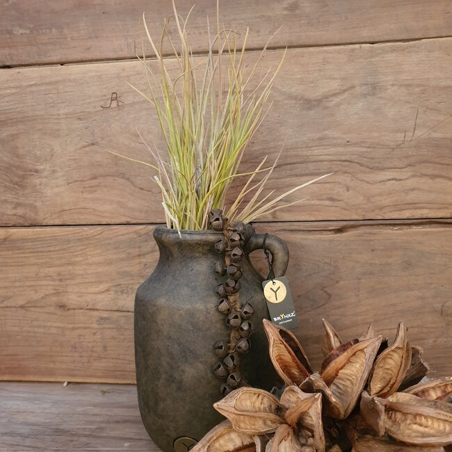 ## GRAS-ZWEIG 1/POLY, 79 CM, GRÜN-ROSA, 1/STCK