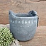 Brynxz PLANTER TEALIGHTCUP COSY RELIEF IND. VINTAGE L D.15 H.15