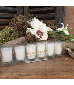 votive candles white - 20 x 3 x 5,5 cm