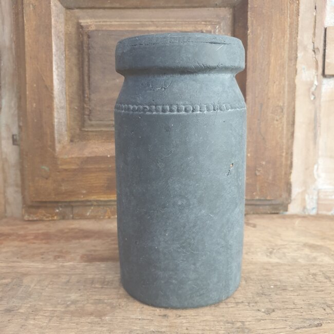 Planter edge majestic black - aardewerk - 12 x  22 cm