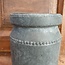 Planter edge majestic black - aardewerk - 12 x 18 cm