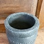 Planter edge majestic black - aardewerk - 12 x 18 cm