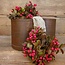 # BESSENTAK STEKER ROOD - gaultheria - bergthee - kunst - 33 cm