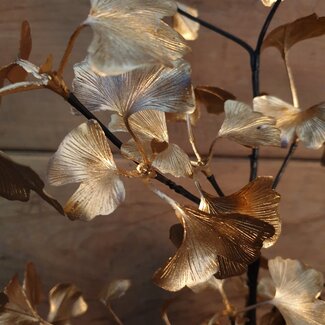 ~Gingko zweig - goud - kunst