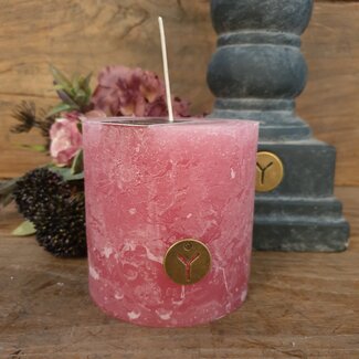 Brynxz ### RUSTIC CANDLE OLD PINK D.10 H.10