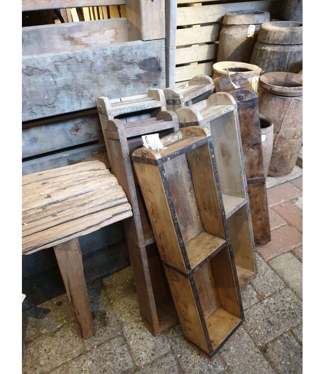 Z252 - Baksteenmal (zonder stempel) - per stuk - dubbel - hout - 60 x 15 x 10