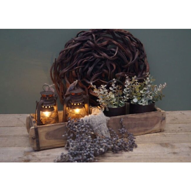 Z252 - Baksteenmal (zonder stempel) - per stuk - dubbel - hout - 60 x 15 x 10