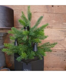 Kleine kunst kerstboom groen 45 cm